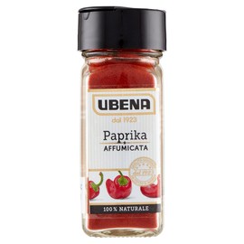 UBENA, Paprika Affumicata, Esalta Piatti Orientali, Grigliate, Formaggi Freschi e Patate, Formato Vasetto da 35 gr