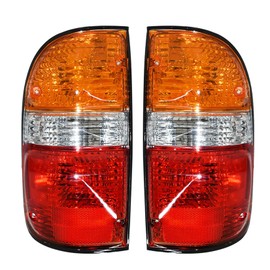 SEBLAFF 2-Pack Tail Light Rear Light Halogen Outer Left and Right Side Replacement for Tacoma 2001-2004