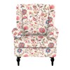 CRFATOP Wingback Chair Covers 2 Pieces Stretch Printed Wing Back