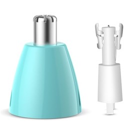 ZORAMI Rechargeable Ear and Nose Hair Trimmer Head Mint Green