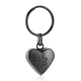 Cremation Jewelry Urn Keychain for Pet Human Ashes Dog Cat Keepsake Memorial Urn Keychain Ash Holder for Women Men