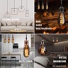 Sevenpers Ceiling Pendant Light Fitting, E27 Vintage Pendant Set in
