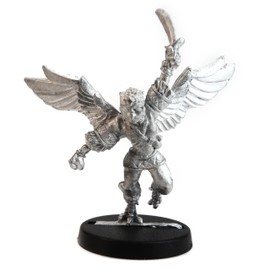 Stonehaven - Figura en miniatura de luchador de búho femenino (para juegos de guerra de mesa de 28 mm) - Fabricado en Estados Unidos