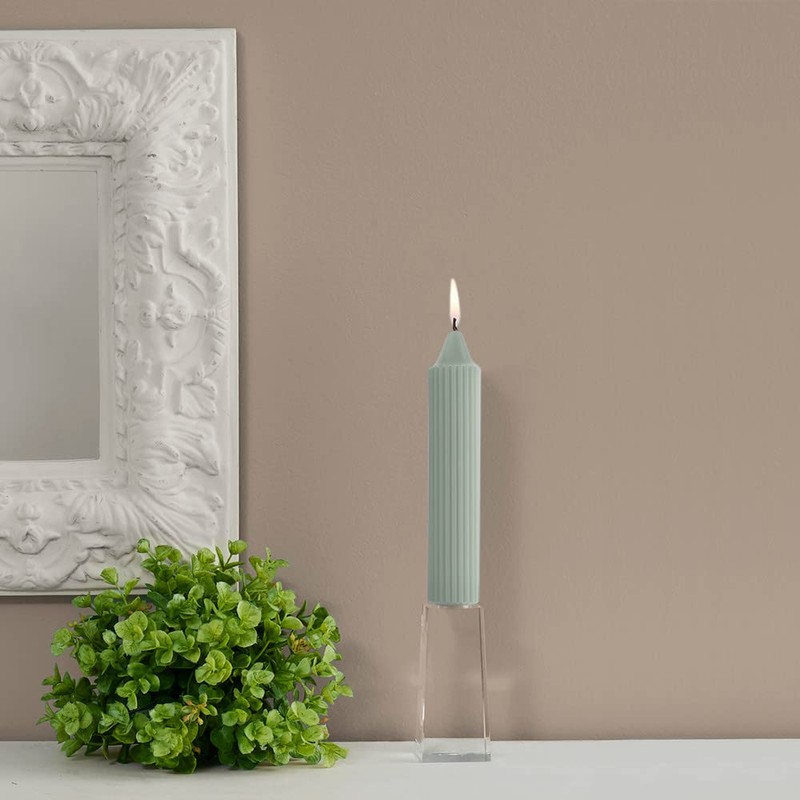 Root Candles 4-Count Unscented Dinner Candles Dripless Beeswax Enhanced Timberline™