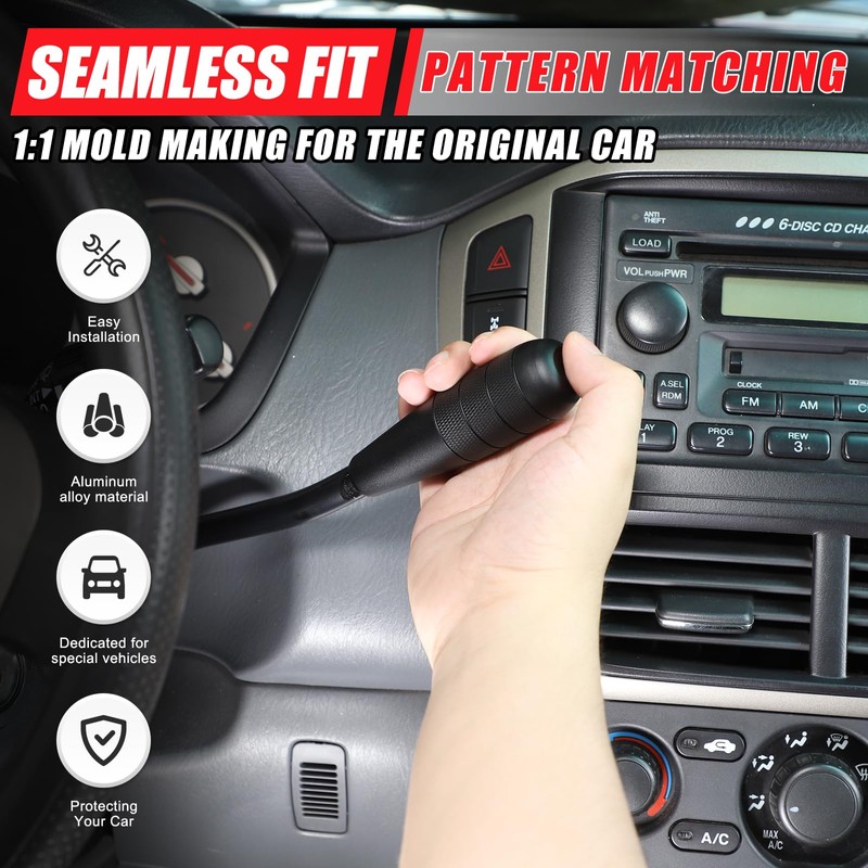 HIRUFAIT Shifter Knob Headle Replacement for Honda Pilot 2003 2004