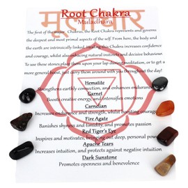 Kristall Chakra Heilsteine Komplettset aus 49 natürlichen Trommelsteinen 1-2cm