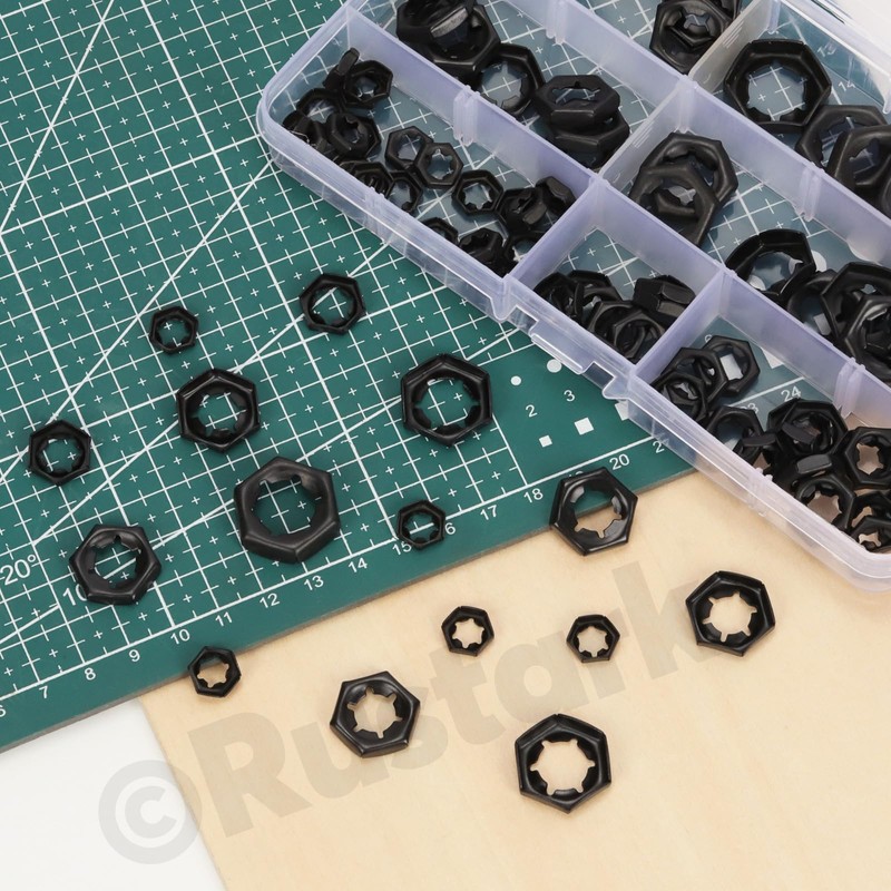 Rustark 105Pcs M6 M8 M10 M12 M14 65Mn Push On