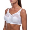 frugue Comfort Non Wired Wireless Support Bra White 46 E