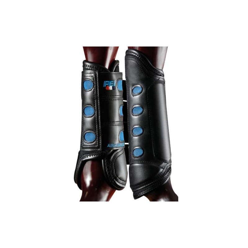 Premier Equine Genuine Air Cooled Rear Terrain Gaiters Large Black,