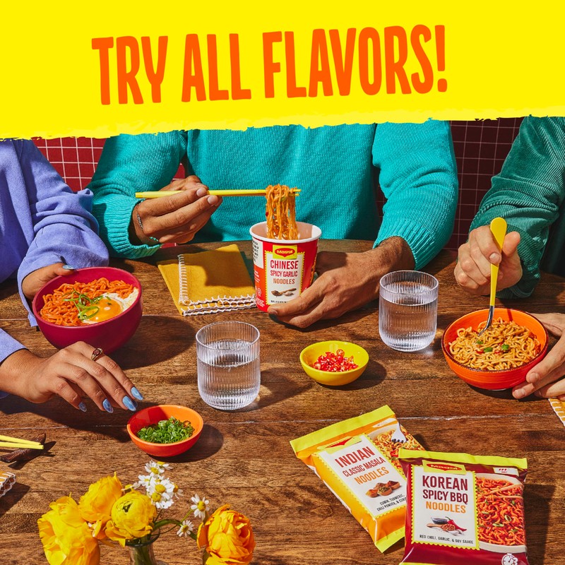 Maggi Indian Classic Masala Noodles, Instant Noodles, 3 Min Indian