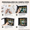 DIY Mini Museum Silhouette Box Frame Set with 8pcs Figurines