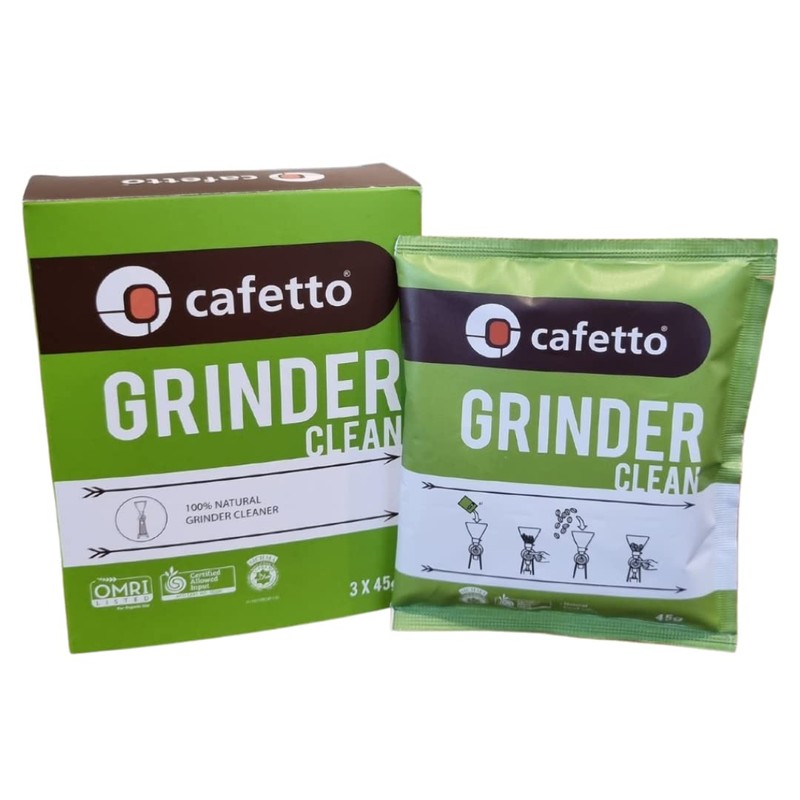 Cafetto Grinder Clean 100% Natural Coffee Grinder Cleaner, 3 x