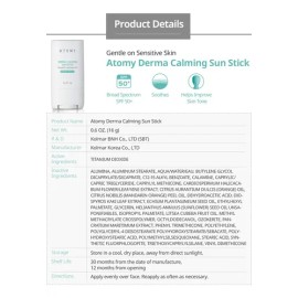 Atomy Derma Calming Protector Solar Barra Invisible F50                                                                                               