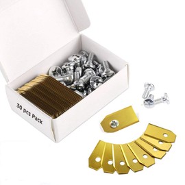 Melayous Replacement Mower Blades for All Husqvarna Mower/Gardena Robotic Lawnmowers (35x18x0.75mm) 30PCS (1)