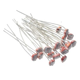 HiLetgo 100pcs 5528 Light Dependent Resistor LDR 5MM Photoresistor Photoconductive Resistance for Arduino