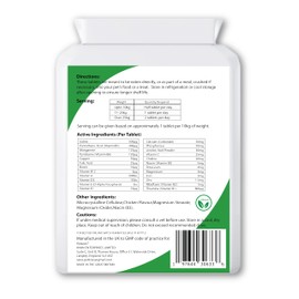 PETTZIES Daily Dog Vitamins - 24 Natural Minerals and Multivitamin Supplement for Dogs and Cats - Puppy to Senior - Support Brain, Heart, Joint, Muscle, Gut, Skin, Coat and Immune System.120 Tablets