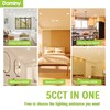 DAMINY 12 Pack 4 Inch 5CCT LED Recessed Light with