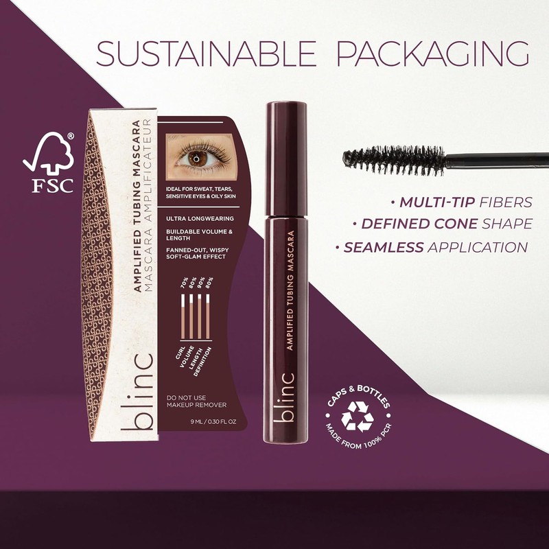 Blinc Mascara Amplificada, Negro, 8.5 g