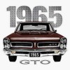 1965 Gto Bumper Sticker Window Vinyl Decal 5"