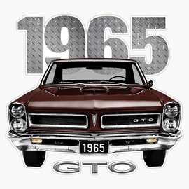 1965 Gto Bumper Sticker Window Vinyl Decal 5"