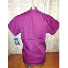 Cherokee NWT Cherokee Workwear Women's V-Neck Scrub Top Wine size M- 4700