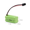 Gecoty 4.8V RC Battery, 2 Pack 1000mAh NiMH AAA Rechargeable
