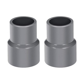 sourcing map PVC Reducing Coupling 25 mm x 20 mm DWV Pipe Fitting Drain Ventilation Pack of 2