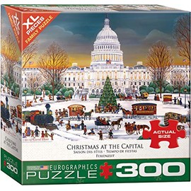 Christmas at The Capitol Family Puzzle 300pc