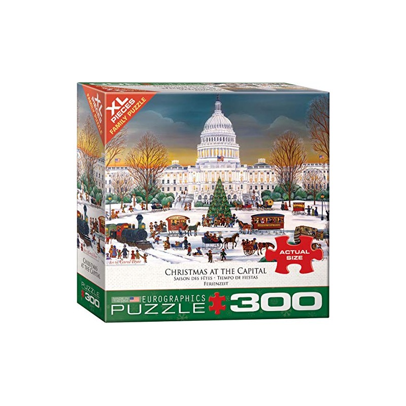 Christmas at The Capitol Family Puzzle 300pc