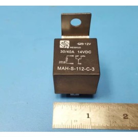 MEISHUO Automotive Relay, MAH-S-112-C-3, MEISHUO, w/ Socket/OEM Wiring, 30/40A 12V,14VDC