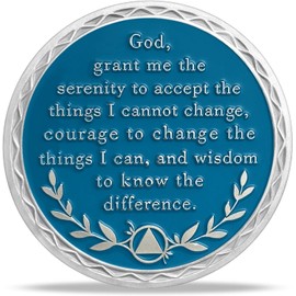 59 Year Sobriety Coin Tree of Life AA Medallion Alcoholics Anonymous Chip Anniversary Token Sobriety Gifts for Women Men in Recovery