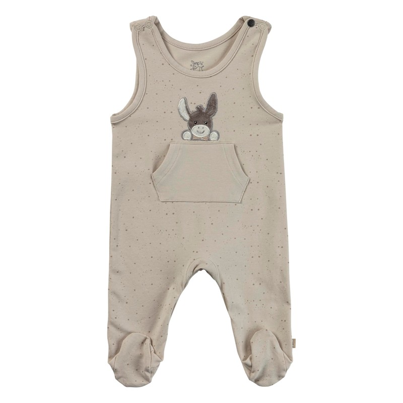 Sterntaler Unisex Polka Dot Baby Romper Set, natural