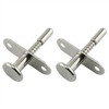 HJGarden 2PCS Stainless Steel Plunger Latches Spring-Loaded Spring Latch