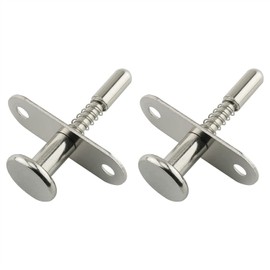HJGarden 2PCS Stainless Steel Plunger Latches Spring-Loaded Spring Latch