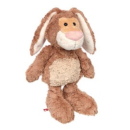 SIGIKID 42560 Floppy Rabbit Sweeties Girls and Boys Baby Toy Recommended from 1 Year Brown