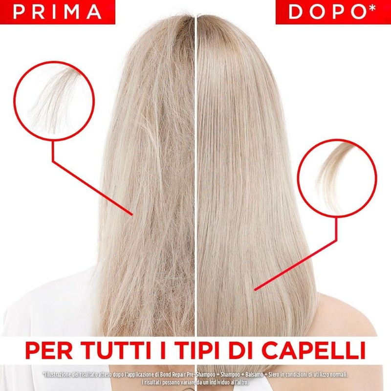 L'Oréal Paris Elvive Bond Repair Siero Senza Risciacquo, Rafforzante, Per