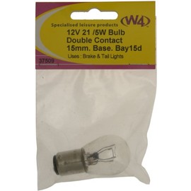 W4 12V 21/5W Bulb - Transparent