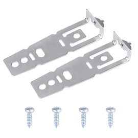 2pcs WD01X27759 Dishwasher Mounting Brackets with Screws, Universal Under Counter Installation Clips Dishwasher Clips Replacement Part for GE Hotpoint Accessories