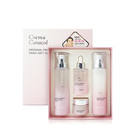 Jaminkyung Crema Caracol Original Premier Green Tea Snail 4-piece Gift Set / 자민경 크레마카라콜 오리지날 프리미어 녹차 달팽이 4종 기프트 세트