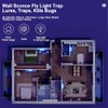 4 Pack White Fly Trap Indoor, Wall Sconce Fly Light