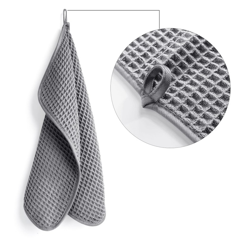 Polyte - Microfibre Wash Cloth - Lint Free - Waffle