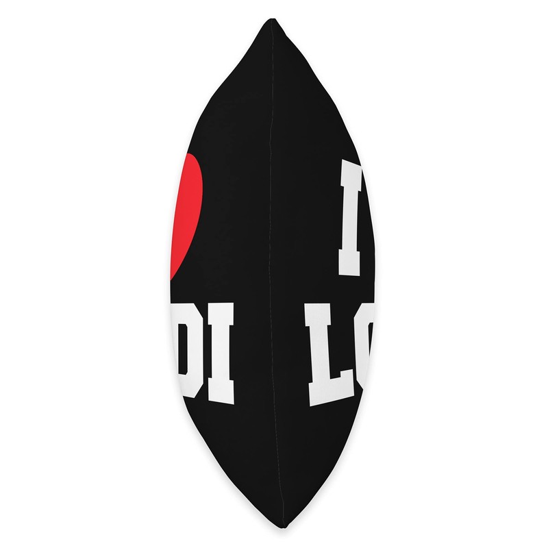 I Love Lodi Throw Pillow