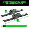 Rhino USA E Track Retractable Ratchet Tie Down Straps -