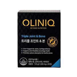 OLINIQ Triple Joint Bone (1500mg x 90 tablets) / 지엔씨 (OLINIQ) 올리닉 트리플 조인트 본 (1500mg x 90정)
