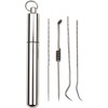 RICISUNG Toothpick Case, Set of 4, Toothpick, Titanium Alloy Toothpick