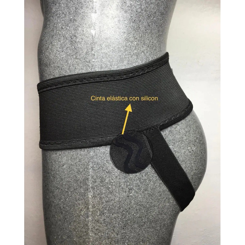 Suspensorio Clínico Ortopédico Transpirable 13cm De Ancho Negro Grande 34