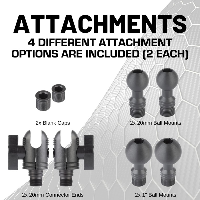 Bulletpoint Mounting Solutions Metal Grab Bar Insert Replacement with 2