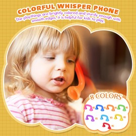 BESPORTBLE 8pcs Whispering Telephones for Reading: Listen Sound Phone Whisper Reading Phones Pronunciations Phone Receiver Playthings