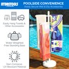 SWIMLINE HYDROTOOLS 89032 Free Standing Poolside Adjustable-Towel Rack With Water