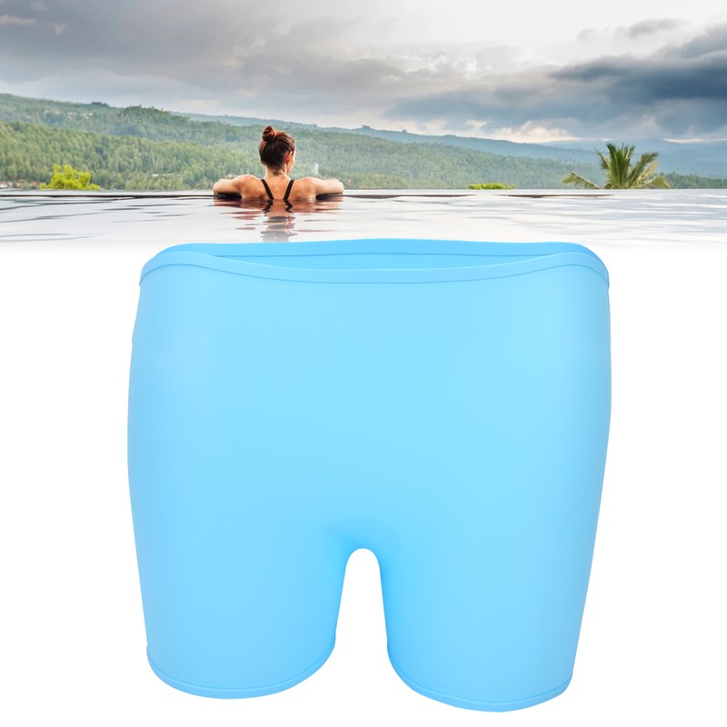Women Silicone Swim Shorts Summer Waterproof Quick‑Drying Soft Swimming Shorts